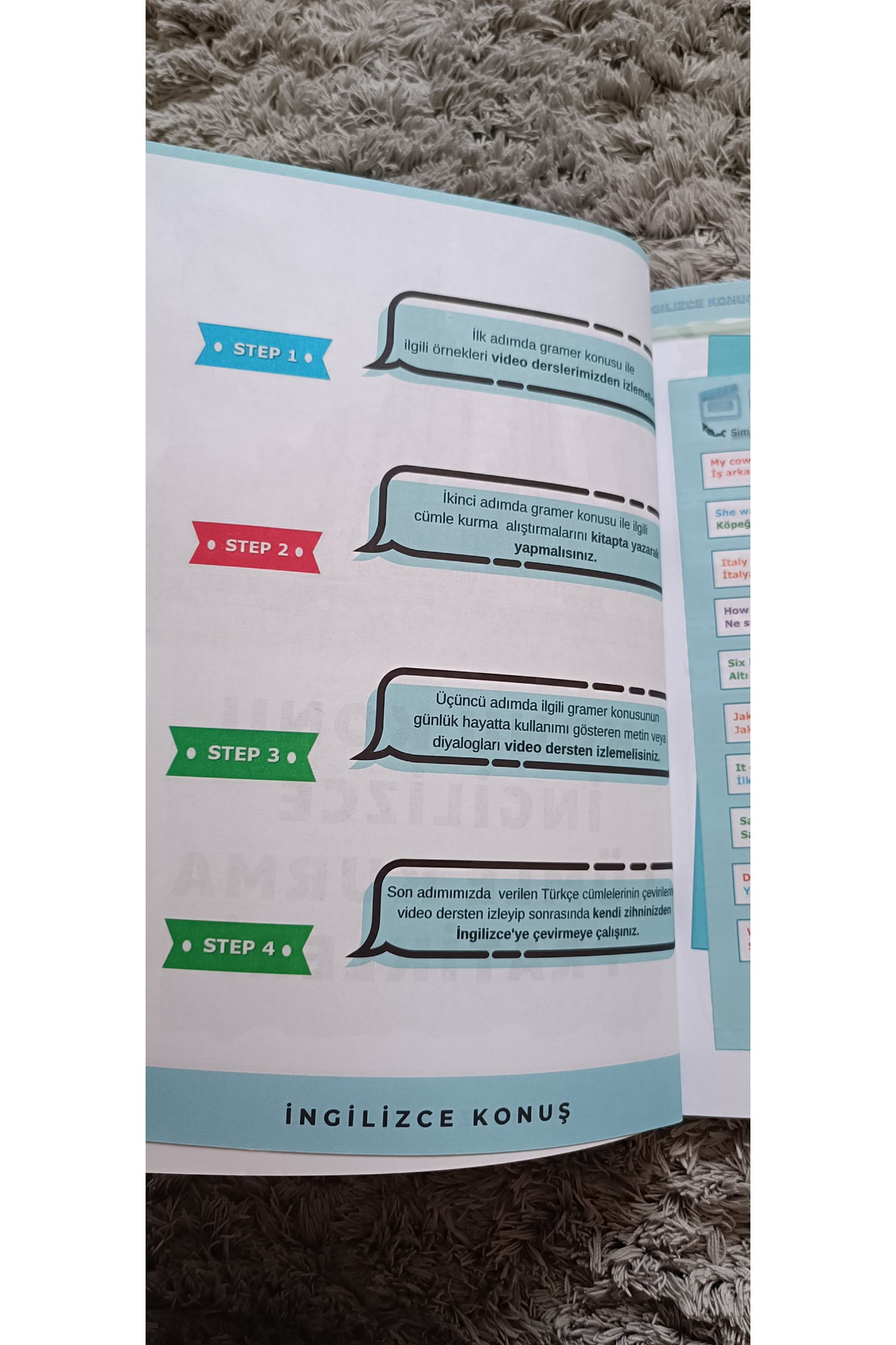 İNGİLİZCE KONUŞ (KONU KONU AKILDAN CÜMLE KURMA) VİDEO DERSLİ