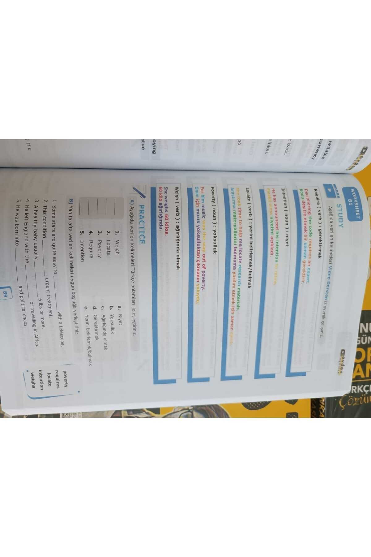 Ingilizce Konuşmak Için A Ve B Seviye Kelime Seti (VİDEO DERSLER