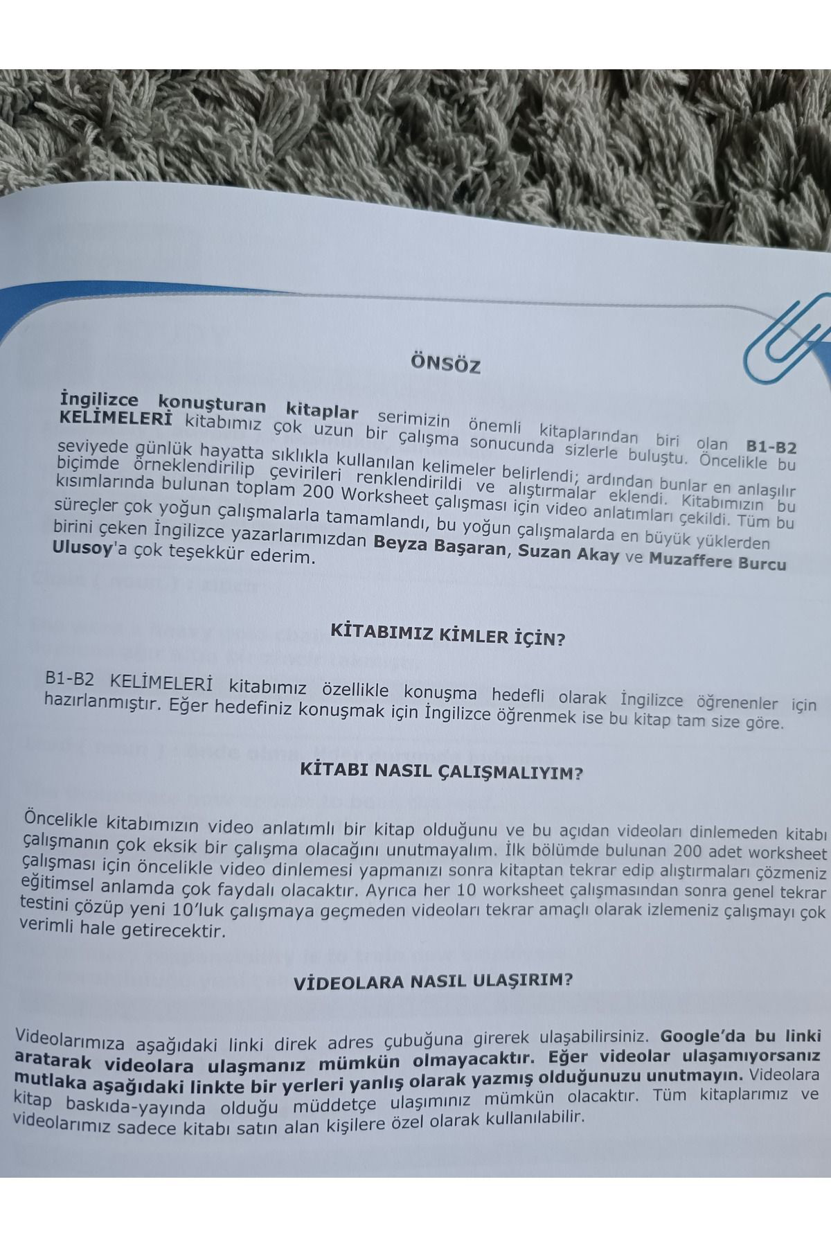 İngilizce Konuşmak için B1-B2 Kelimeleri (VİDEO DERSLER+KİTAP)