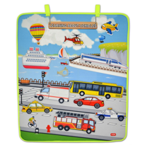 Ada Detox İngilizce Taşıtları Öğreniyorum Keçe Cırtlı Duvar Panosu , Eğitic