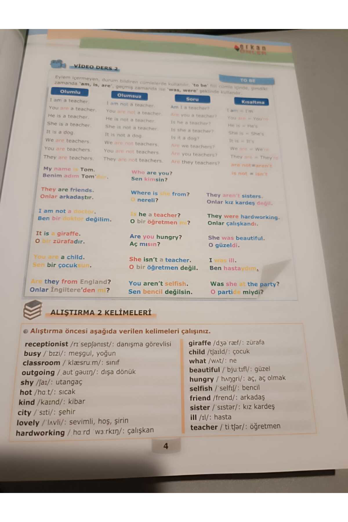 Ingilizceye Yeni Başlıyorum Seti (VİDEO DERSLER 2 KİTAP)