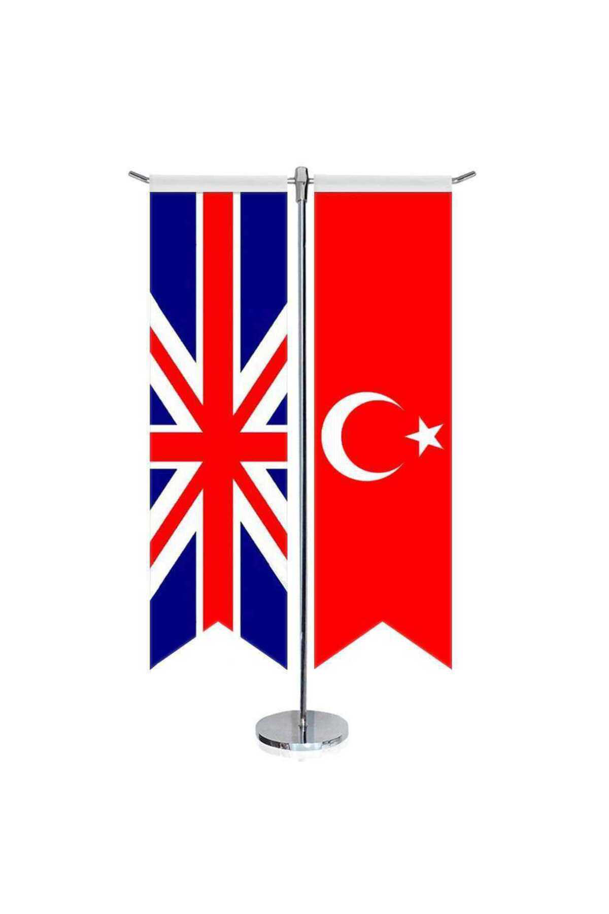 Ingiltere Birleşik Krallığı Ve Türkiye Bayrağı - Kırlangıç - Sate