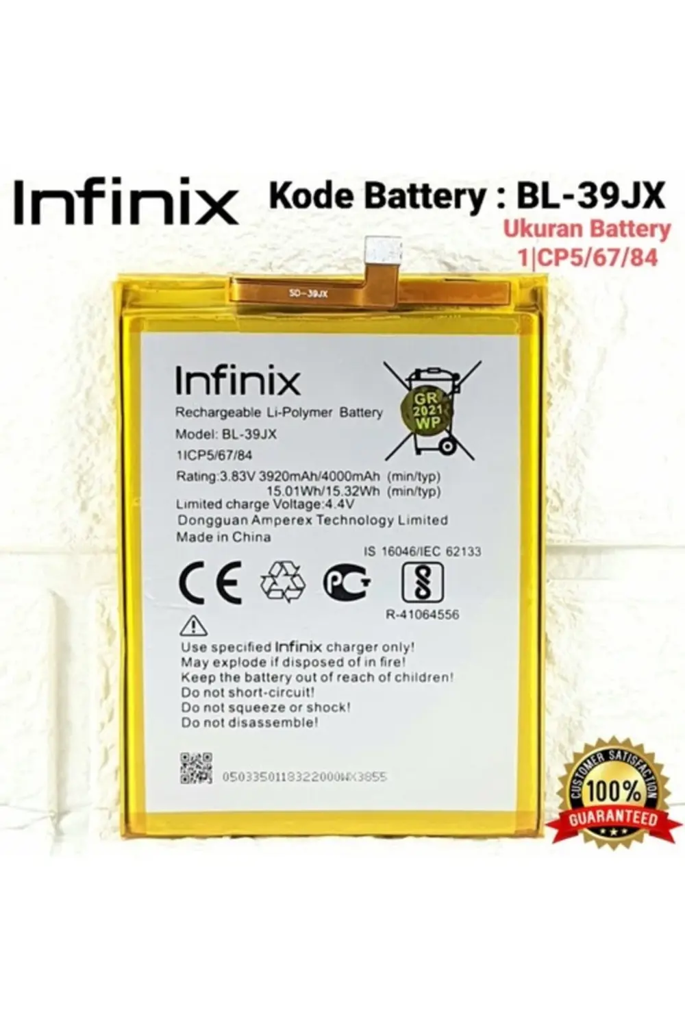 İnifix Hot S3x Pil Batarya Bl-39jx+tamir Set