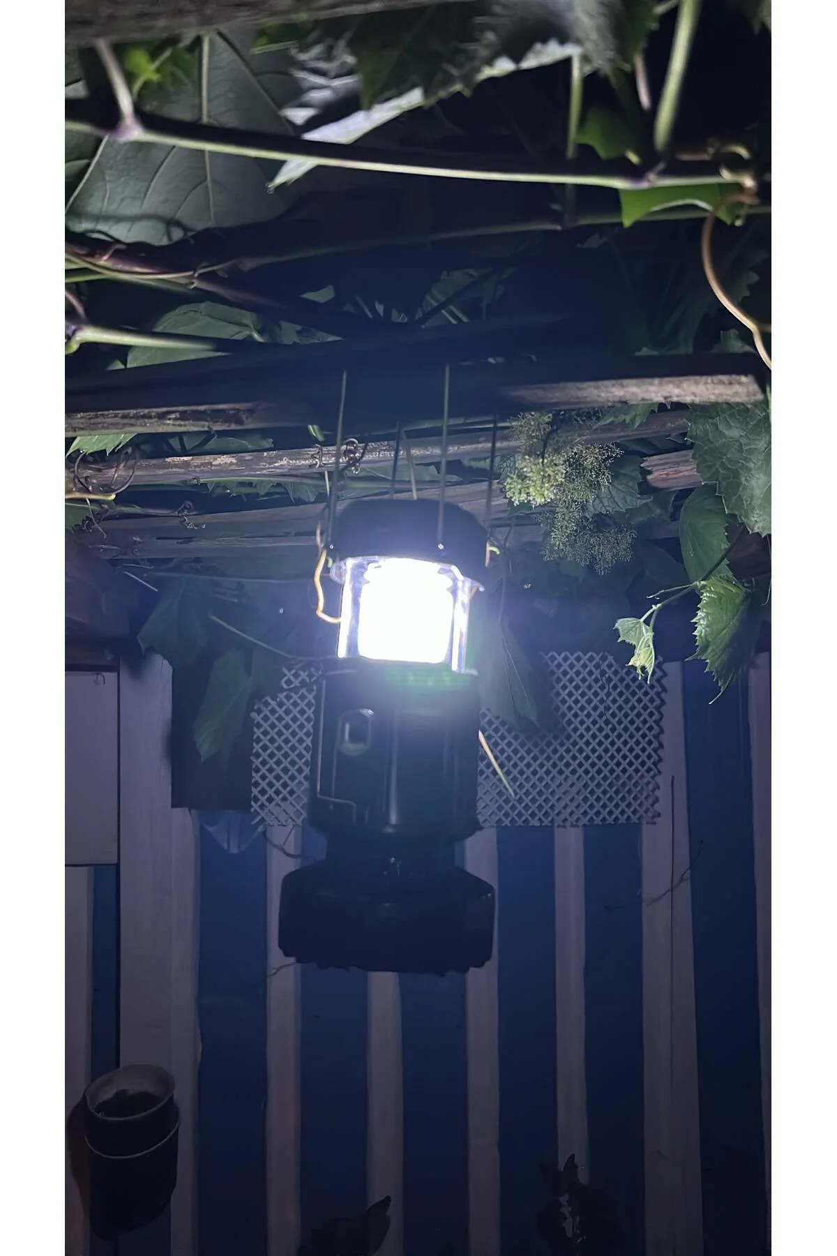 Ink Solar Enerjili Ve Fanlı Led Kamp Lambası