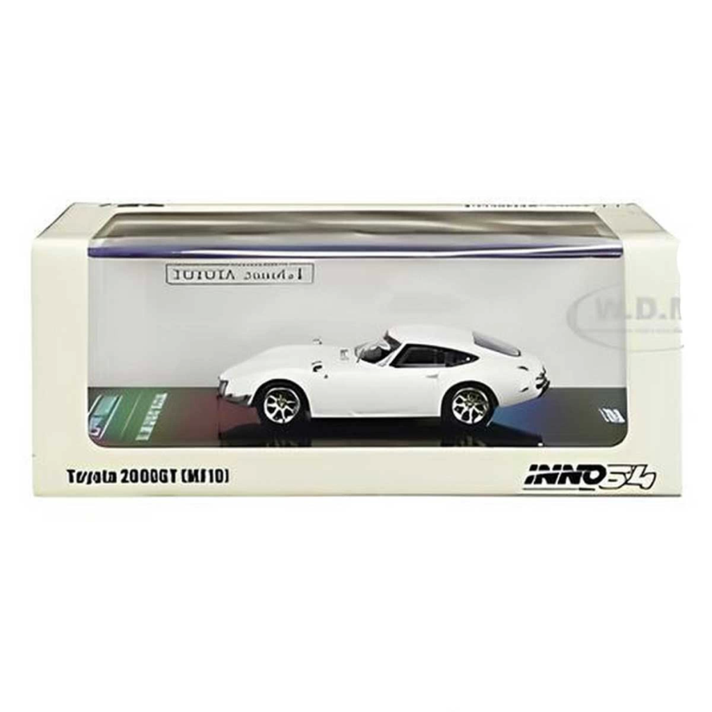 Inno 1:64 Toyota 2000GT MF10 White Inno 1:64 Toyota 2000GT MF10 White