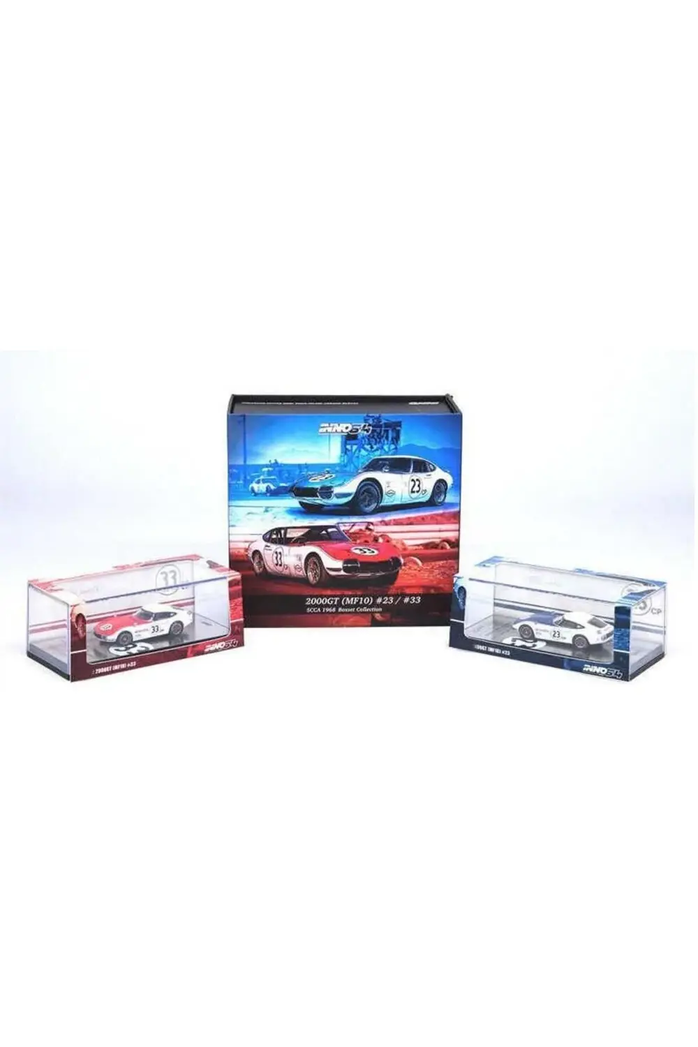 İnno64 Toyota 2000GT (MF10) #23/ #33 SCCA 1968 Box Set Collection
