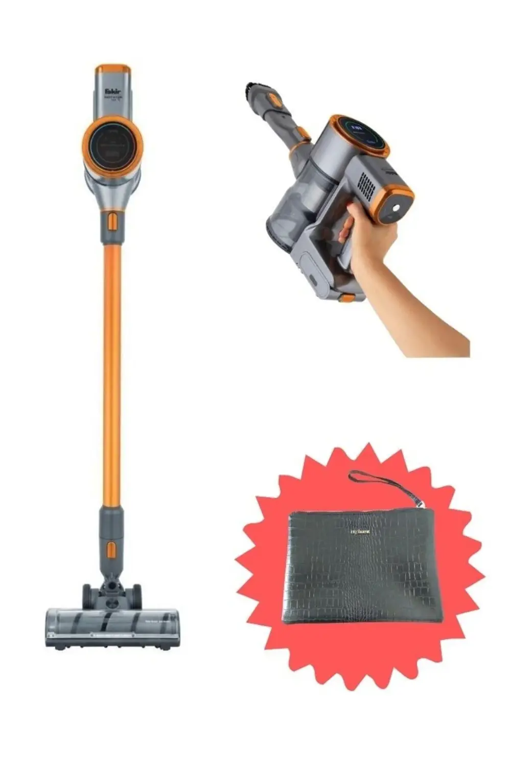 Fakir İnovator X 7269 25.9 V Dikey Şarjlı Süpürge Divarese Clutch Hediy