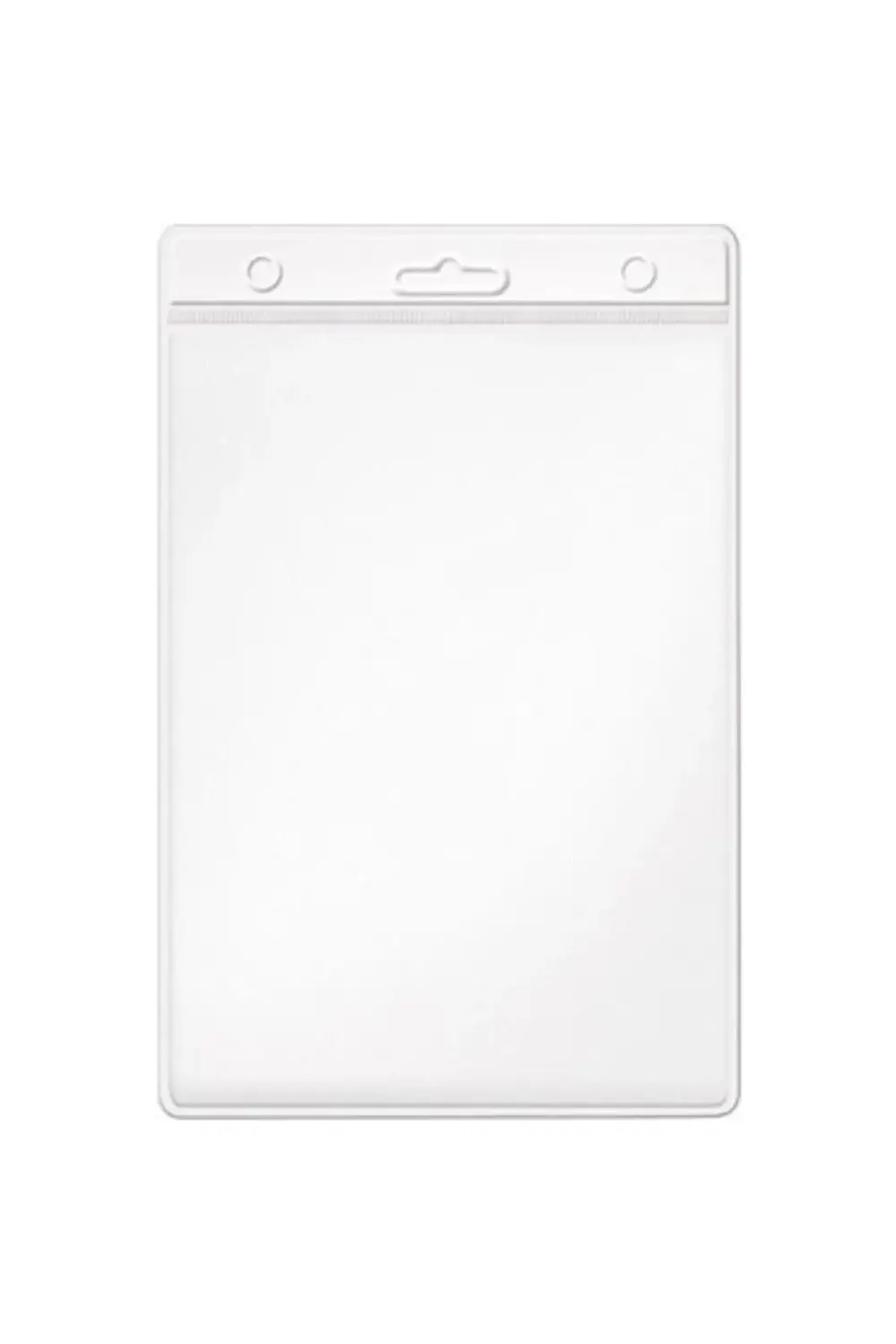 Inox 110x160 mm Dikey Büyük Yaka Kart Poşeti