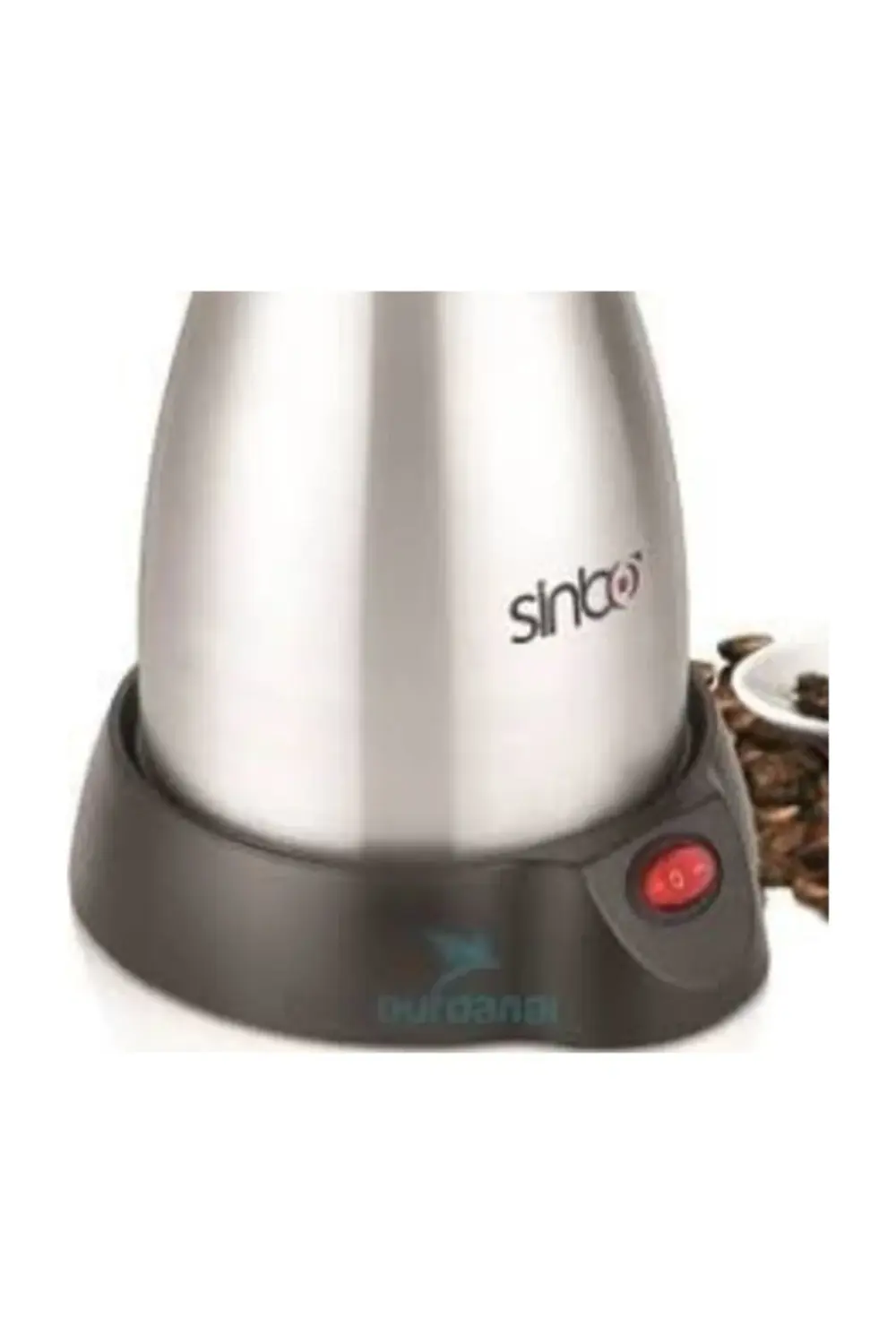 Inox Elektrikli Çelik Cezve Türk Kahve Makinesi Kablosuz