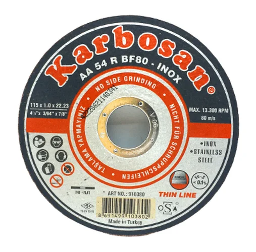 İnox Metal Kesici Disk 115MMX1.0X22 Fiyatı, Yorumları ve Özellikleri