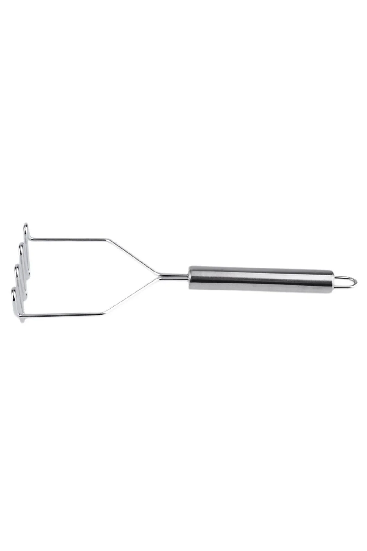 İnox Paslanmaz Metal Patates Ezici Püre Yapıcı 27 Cm - Görsel 4