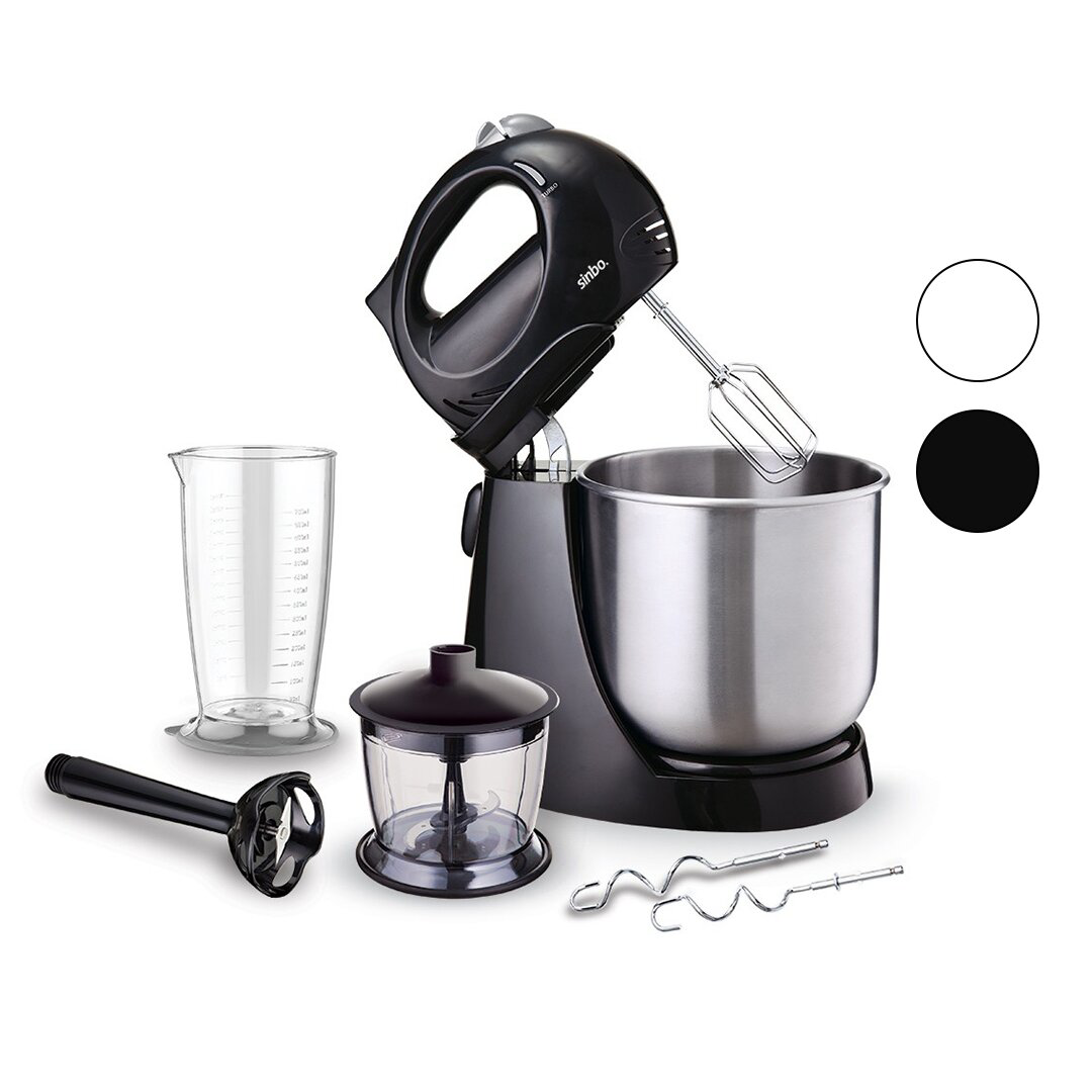 INOX TASLI MİKSER - BLENDER SETİ 5 KADEME HIZ+TURBO HAMUR YOĞURMA