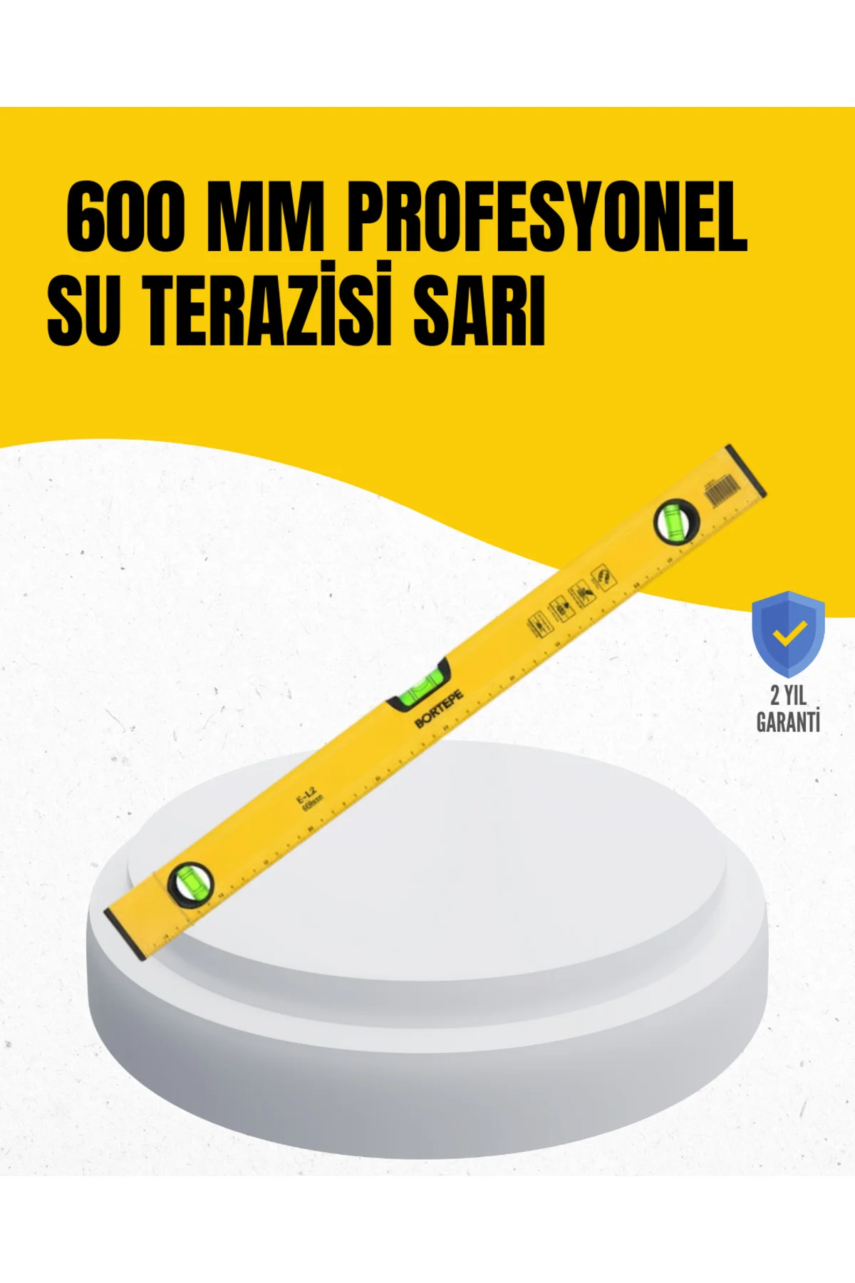 İnşaat ve Ev Kullanımı İçin 600 mm Su Terazisi