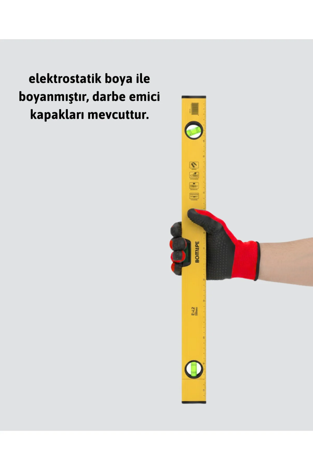 İnşaat ve Ev Kullanımı İçin 600 mm Su Terazisi - Lisinya