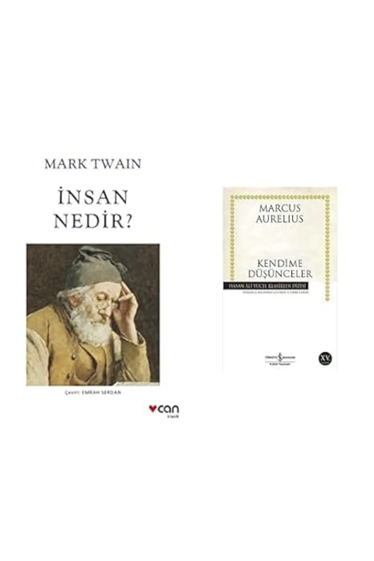 insan nedir + kendime dusunceler = (2 kitap)