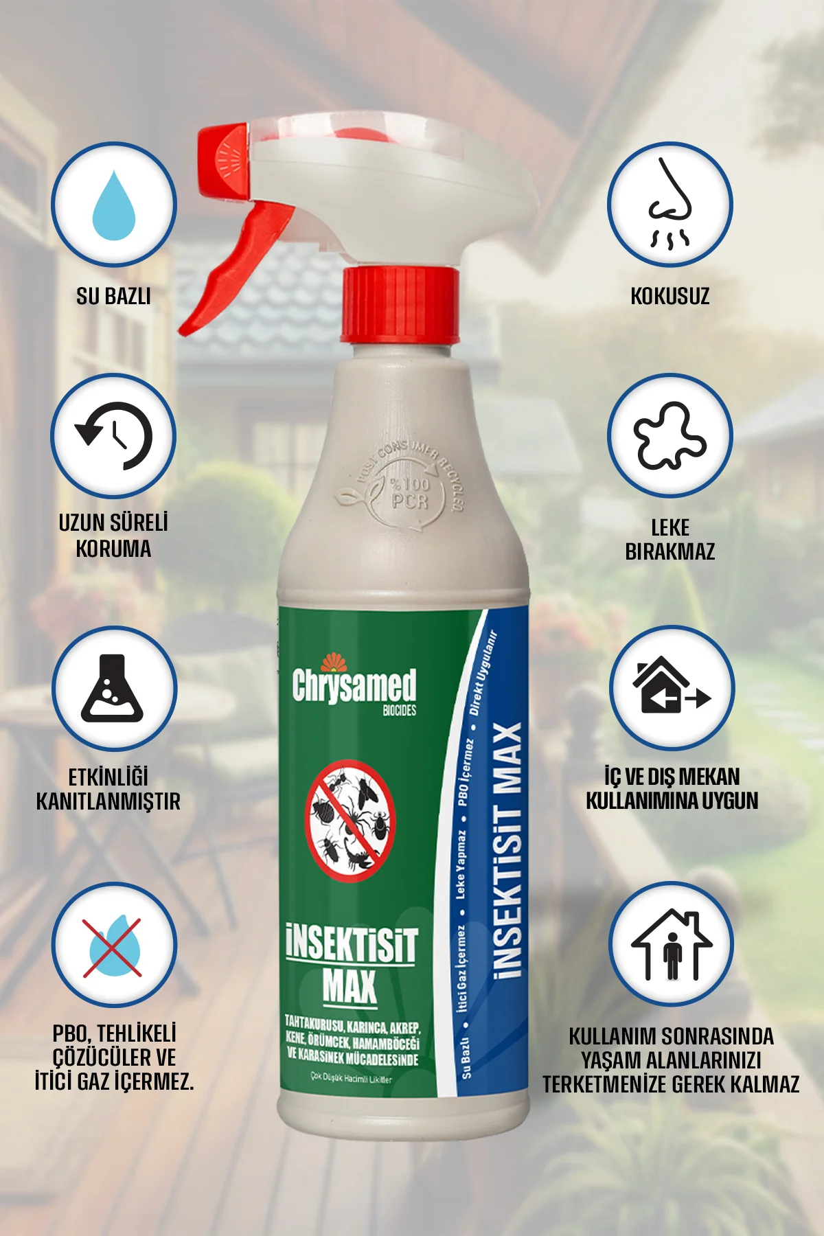 Insektisit Max 500 Ml Hamam Böceği, Karınca, Kene Vs.