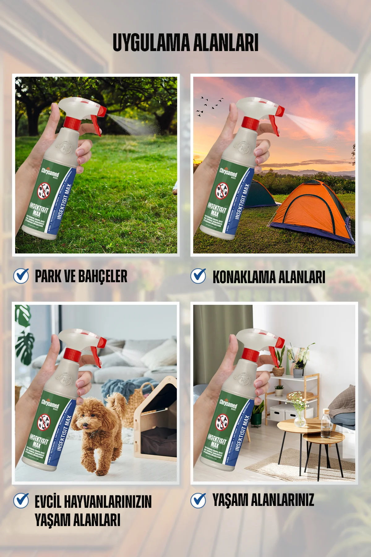 Insektisit Max 500 Ml Hamam Böceği, Karınca, Kene Vs.
