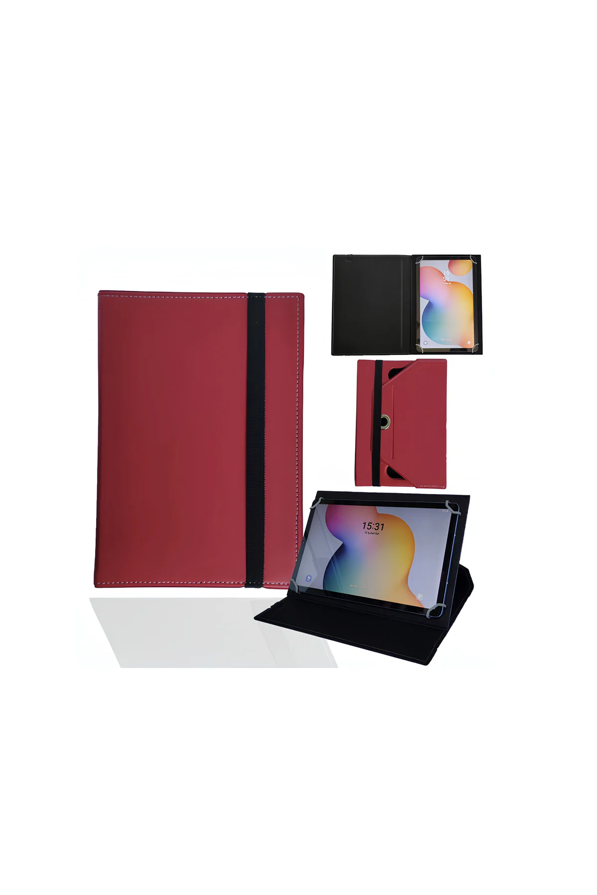 Insignia - Flex - 8" - 16GB - Silver/White Tablet Uyumlu Standlı 