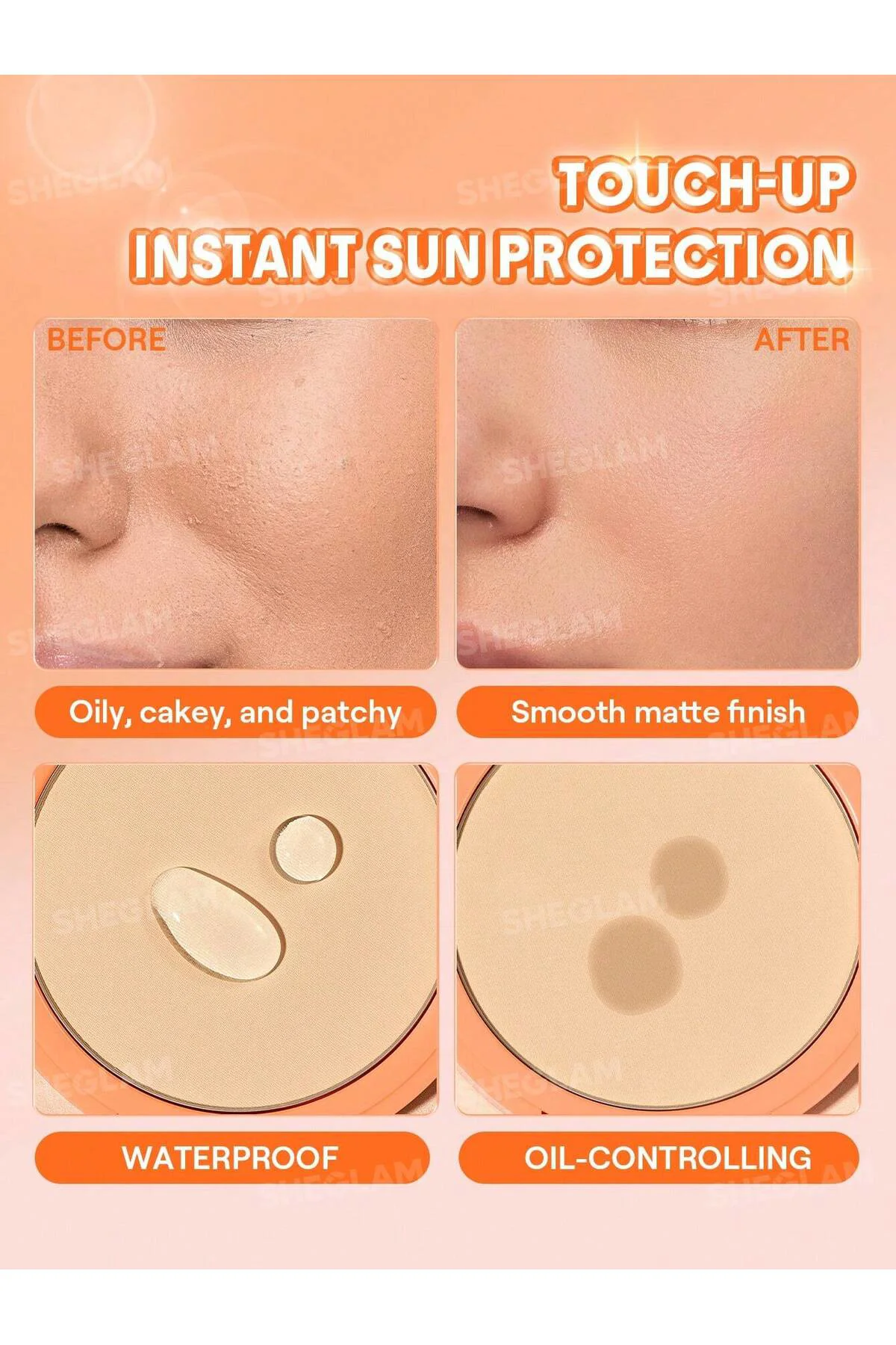 Insta-Ready Sunset Blur Setting Powder - Gözenek Gizleyici ve Yağ Kontrollü Flulaştırıcı Toz Sabitleme Pudrası