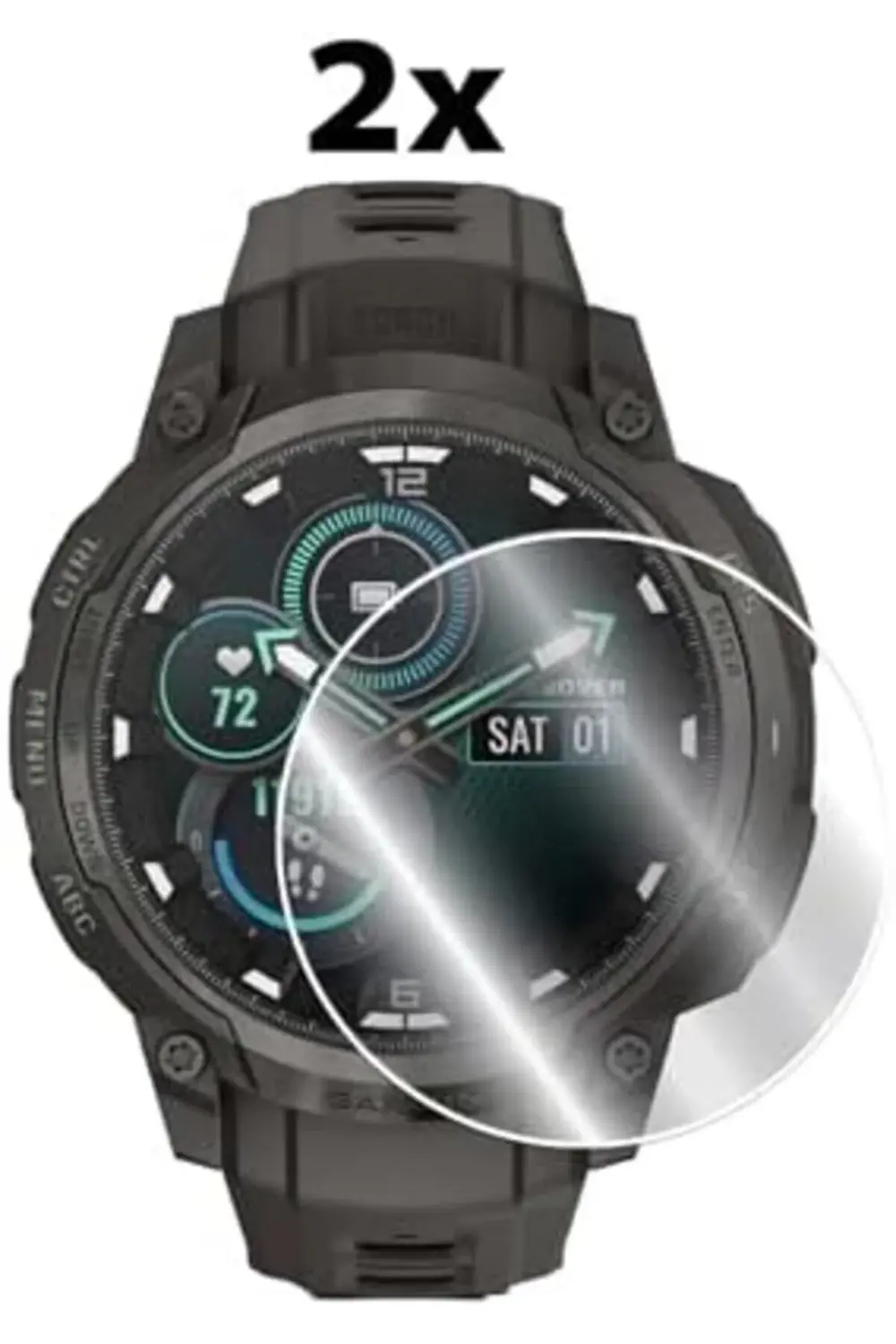 Instinct® Crossover AMOLED Akıllı Saat ile uyumlu IPG HydroGel Ek