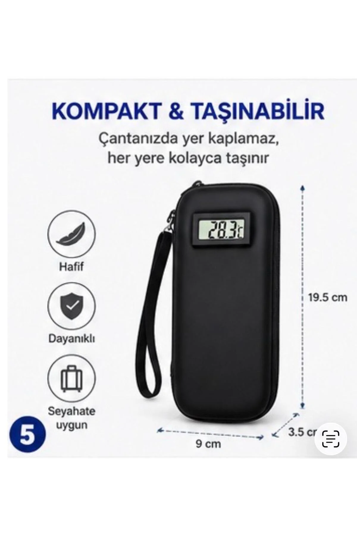 İnsülin Taşıma Çantası Dereceli RENK:MAVİ Fiyatı, Yorumları ve Özellikleri