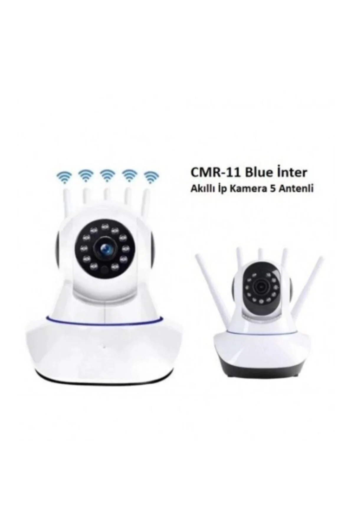 Int-Cmr11 5 Antenli WiFi Güvenlik Kamerası 360° Görüş Açısı