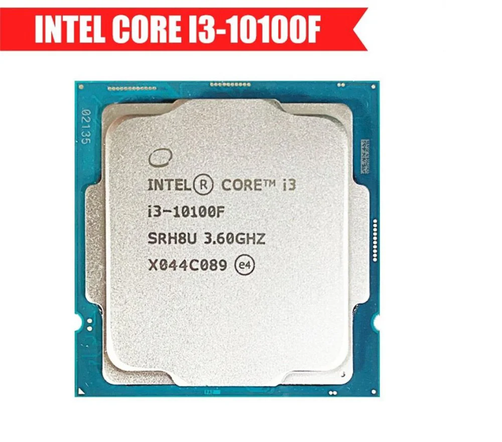 Intel Core i3 10100F TRAY 3.60GHz 6MB Önbellek 4 Çekirdek 1200 14