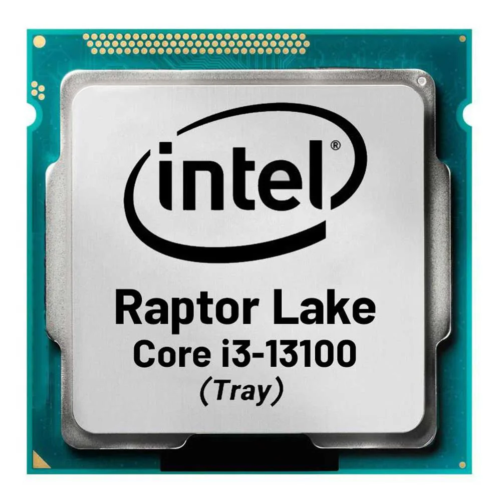 Intel Raptor Lake I3 13100 TRAY 3.40GHZ ~ 4.50GHZ 12MB 1700P Kutu