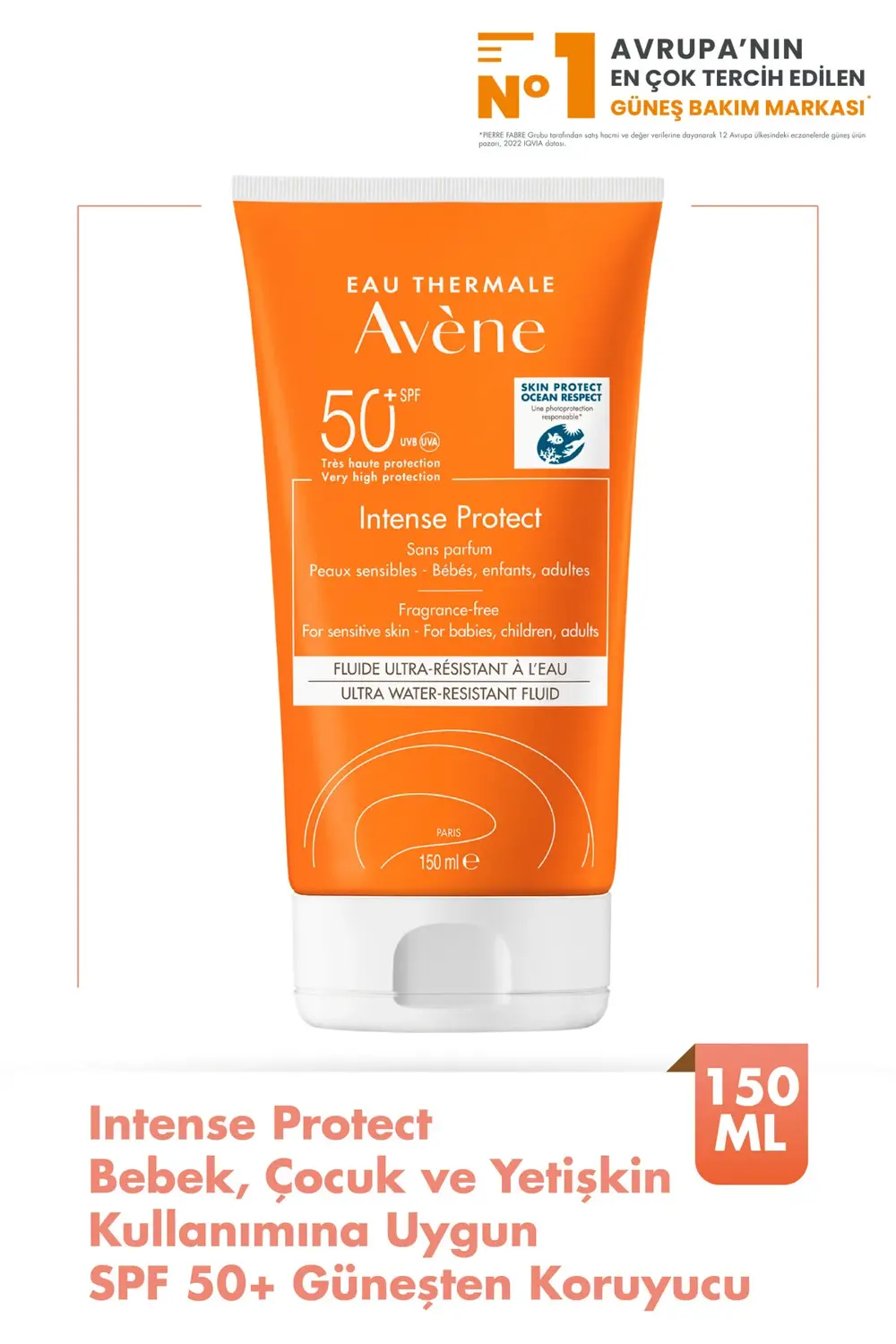 Intense Protect SPF 50+ Bebek, Çocuk ve Yetişkinler için Yüksek K