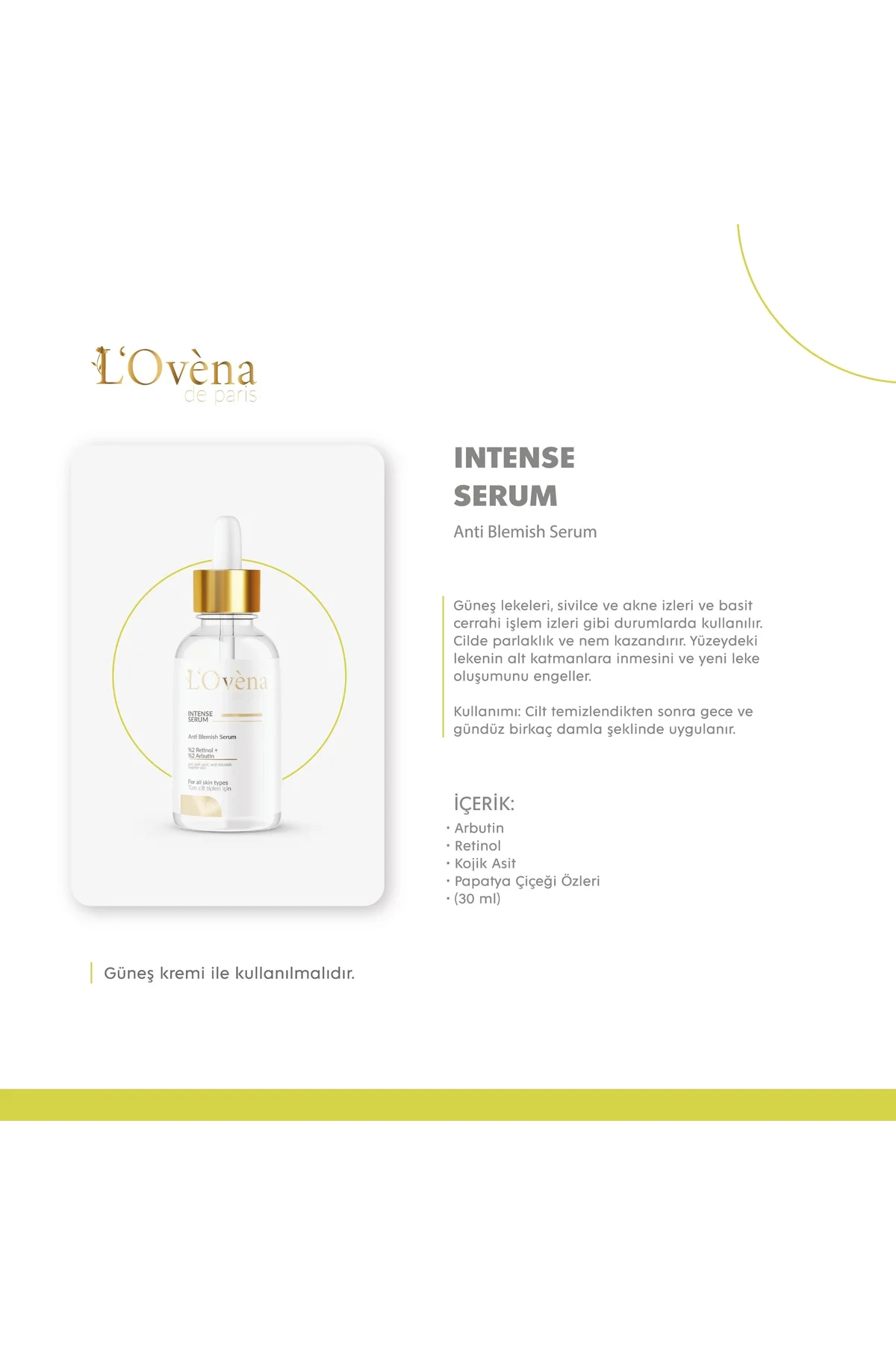 - Intense Serum 30 ml