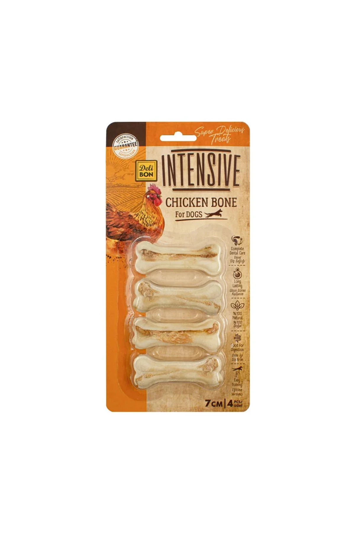 İntensive Tavuklu Kemik - 7Cm 4 lü Paket