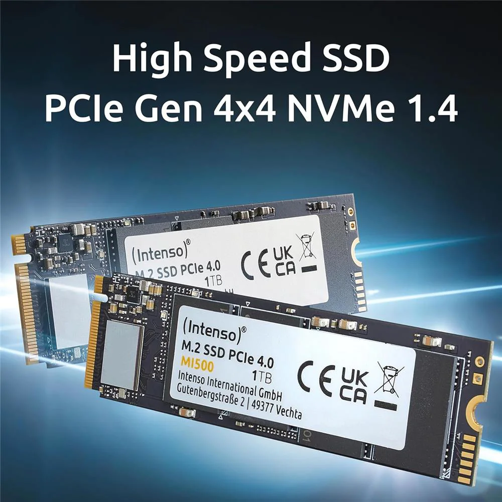 Intenso 500GB MI500 Gen.4x4 NVMe 1.4 SSD 5300MB-4000MB-s Ssd Hard