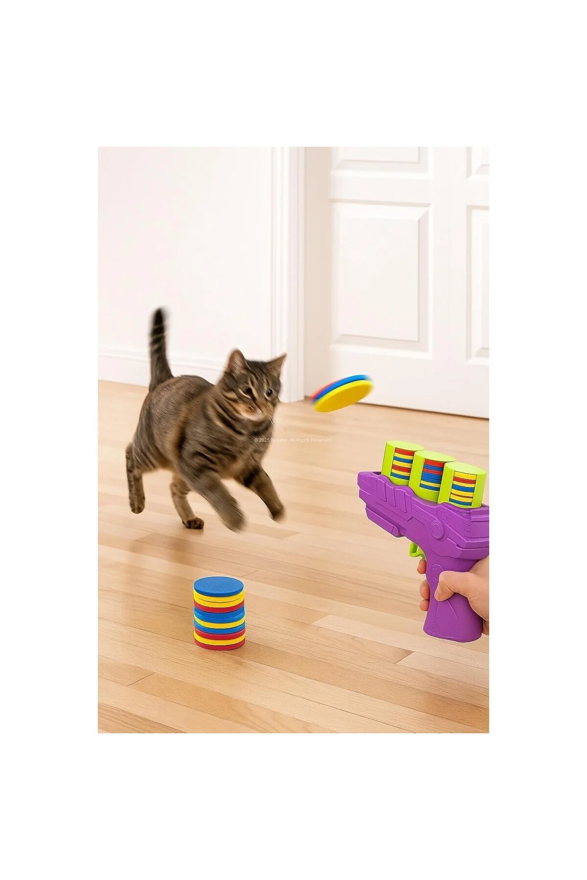 İnteraktif Kedi Oyun Tabancası (Eva)