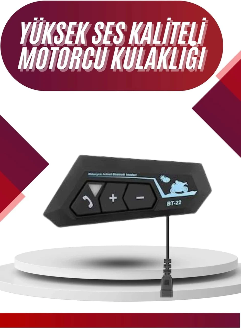 Intercom Bluetooth Kask Kulaklık Motosiklet Kulaklık 5.0 Bluetoot