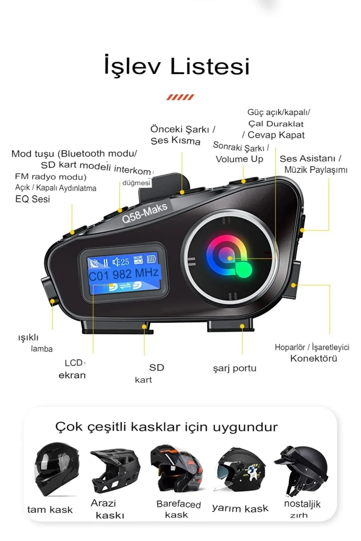 Intercom - Diğer Özellikler: Uzun Menzilli, Özellik: Uzun | Teknik Özellikleri ve Kullanım