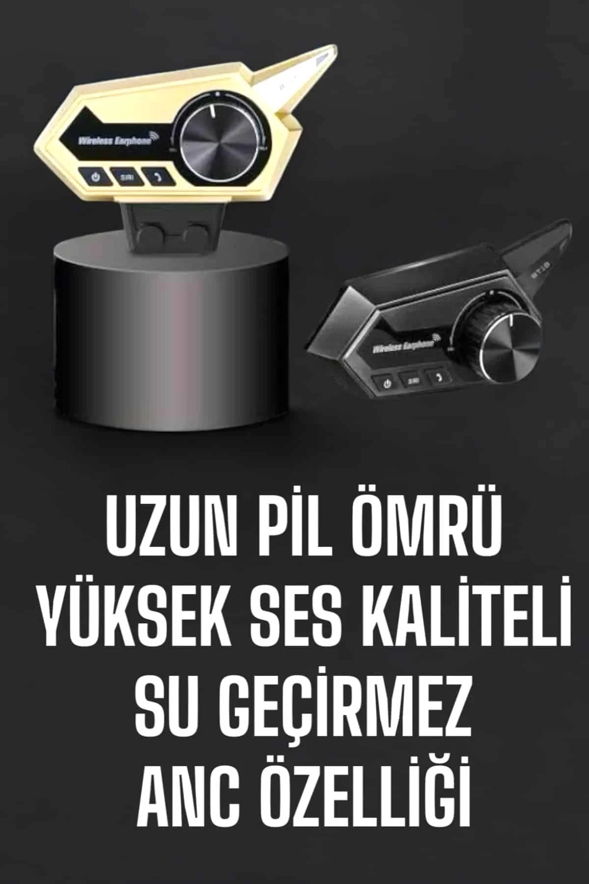 Intercom Kask Kulaklığı ANC Özelliği Yüksek Ses Kaliteli Bluetooth Kulaklık