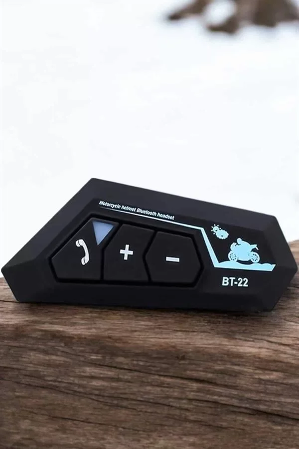 İnterkom Intercom Kask Kulaklık Bt22 Bluetooth Motosiklet Kulaklı