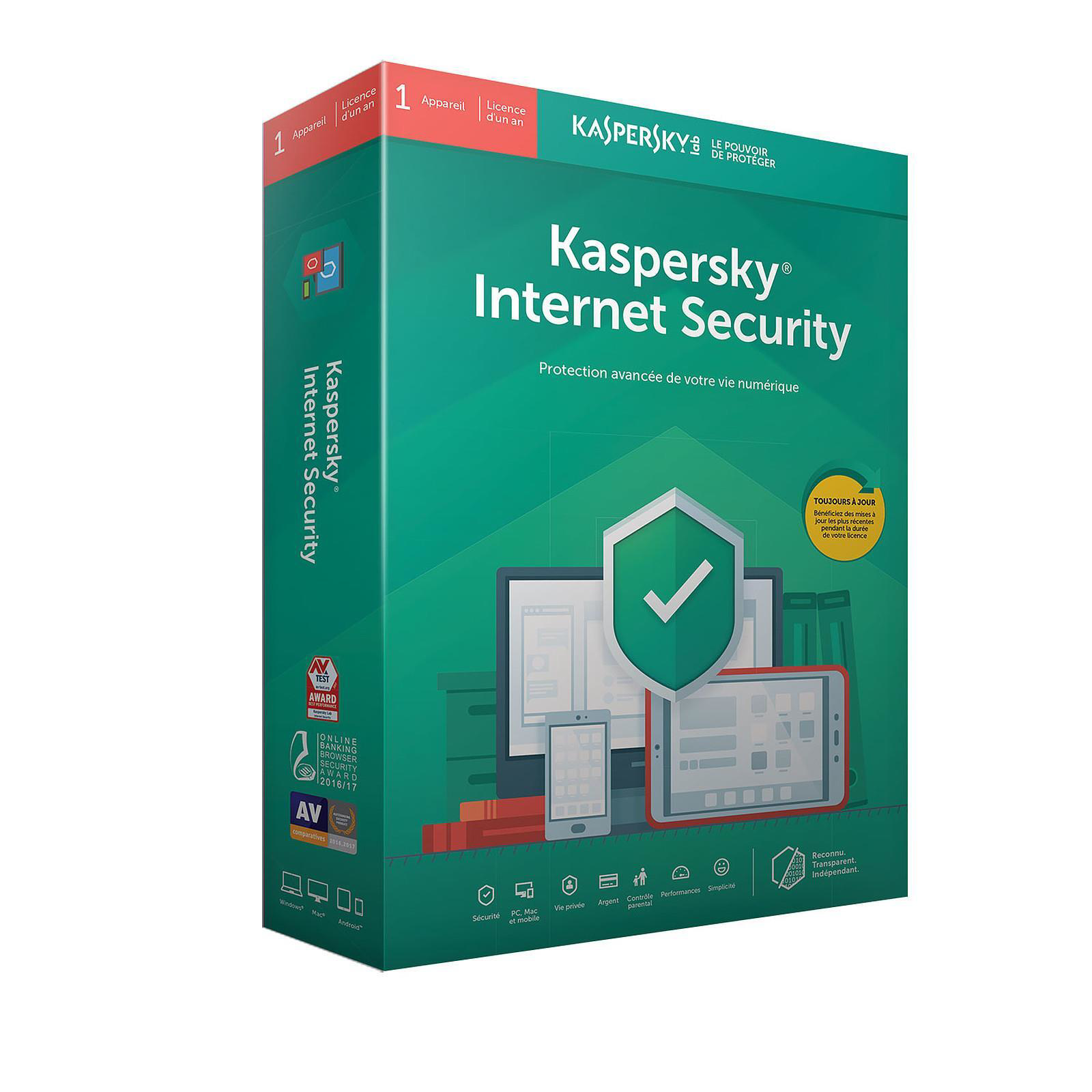 Kaspersky İnternet Security Md 4 Kull 1 Yil