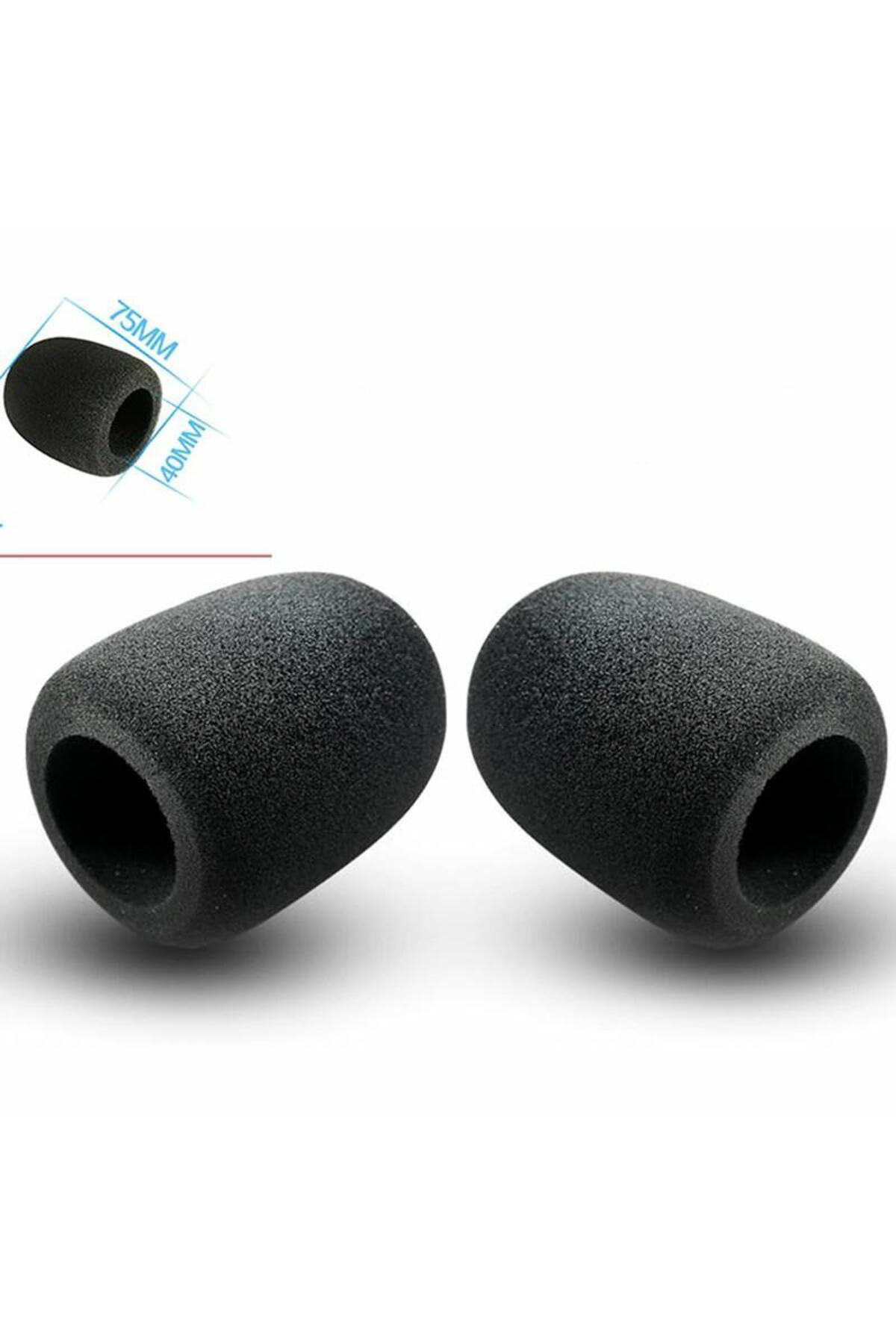 İnterphone iİntercom El Tipi Siyah Büyük Mikrofon Süngeri Bm700 B