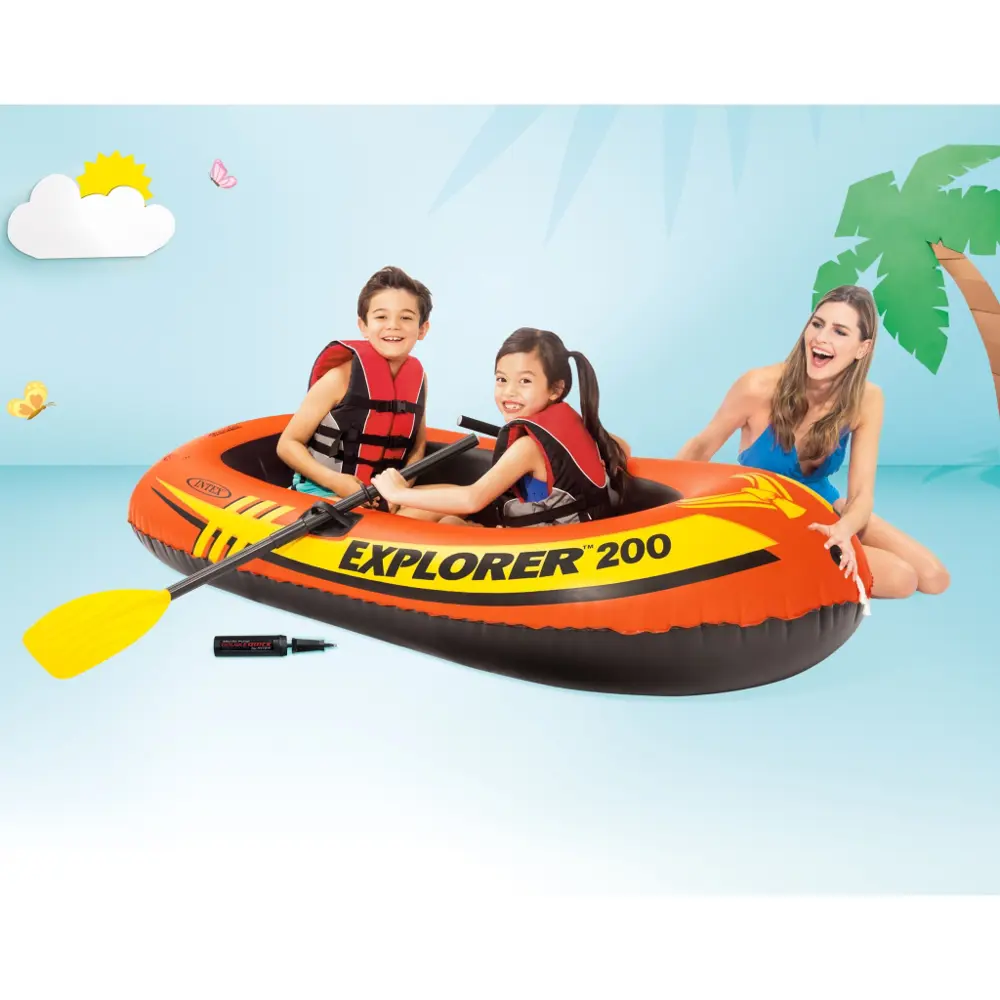 İntex Explorer 200 Şişme Bot Set IB58331