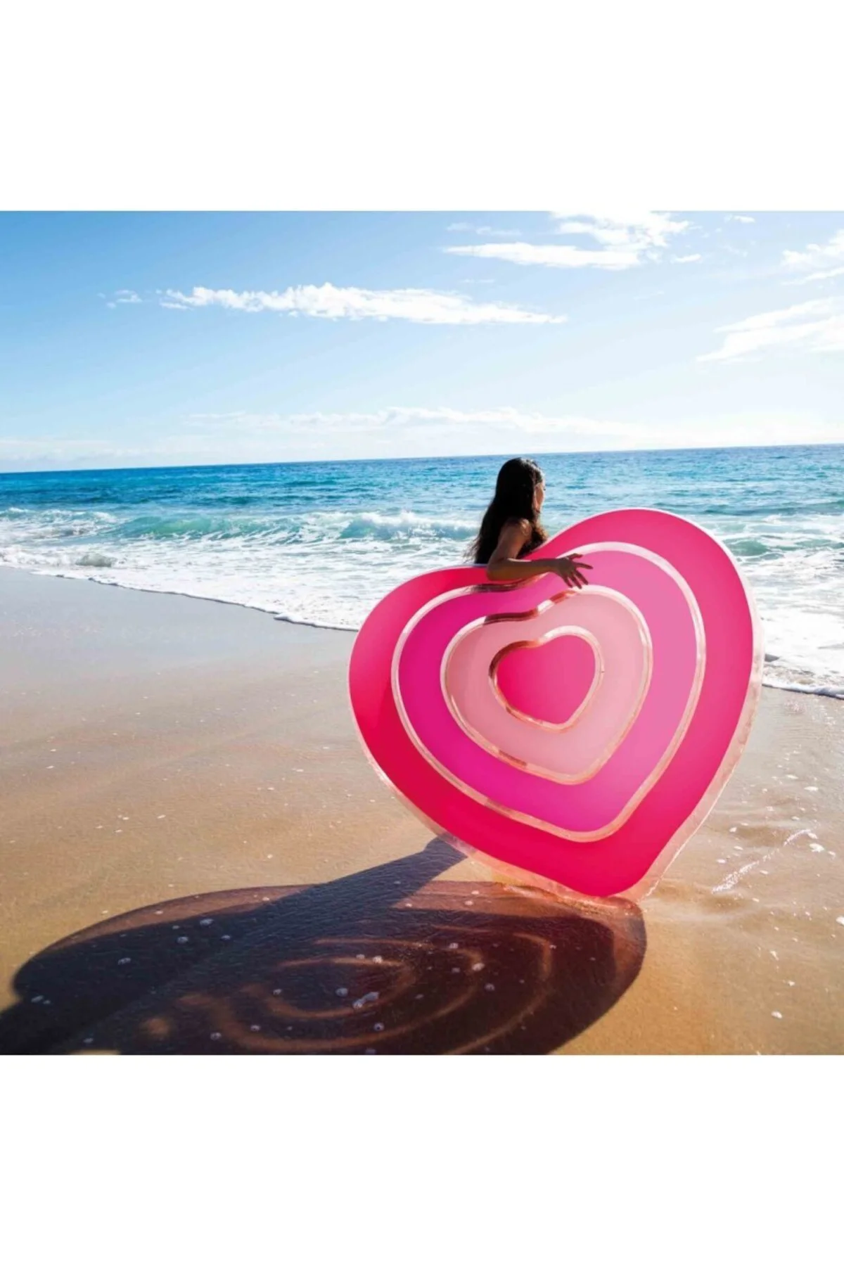 Intex Kalp Şekilli Ada Yatak 155cm - 58727 (Lisinya)