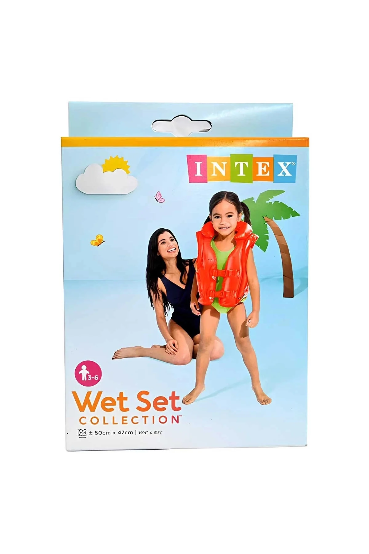 Intex Kırmızı Yakalı Can Yeleği 50 cm 58671