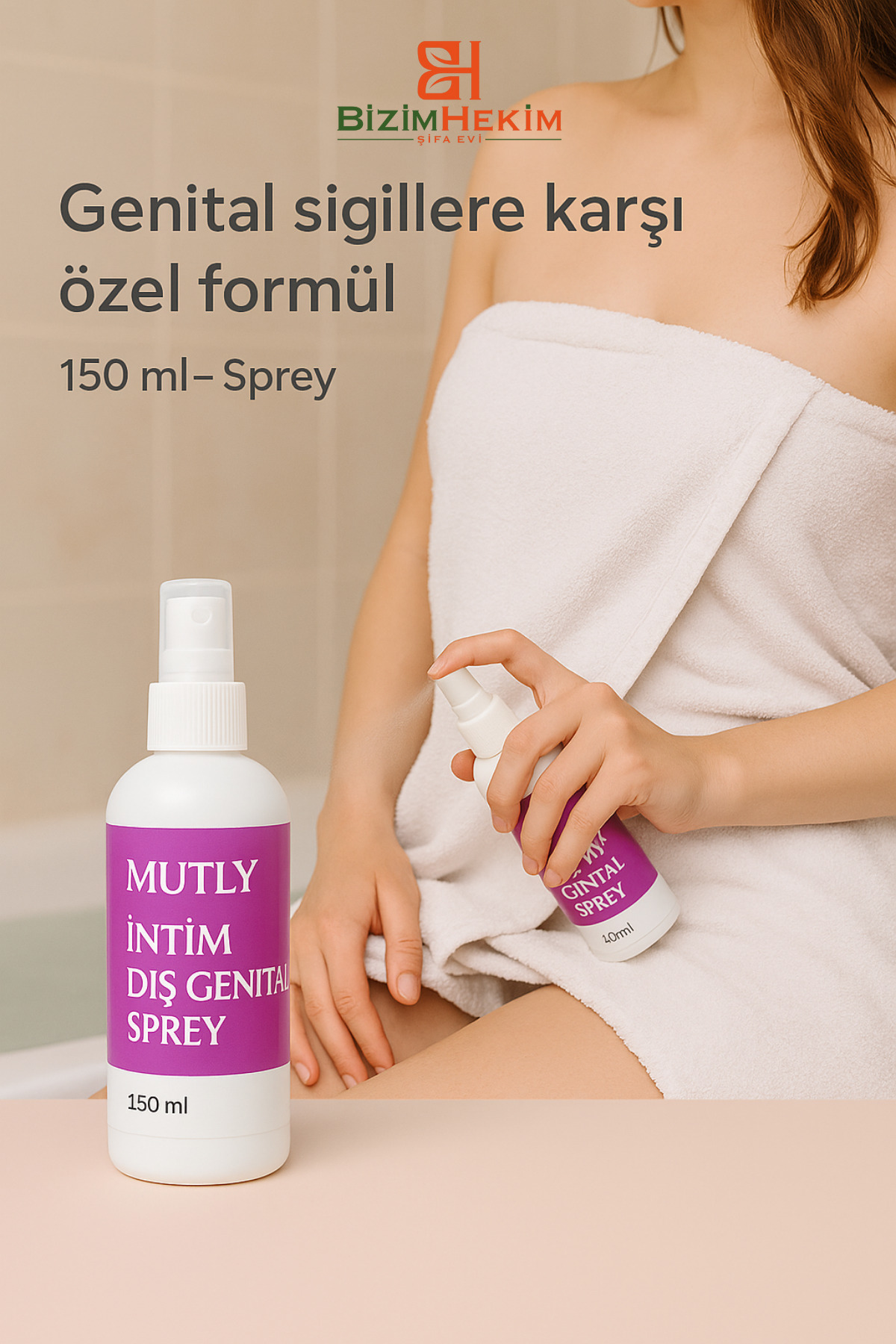 Intim Bakım Spreyi Genital Siğil Ilacı, Akıntı, Kaşıntı Spreyi Ya