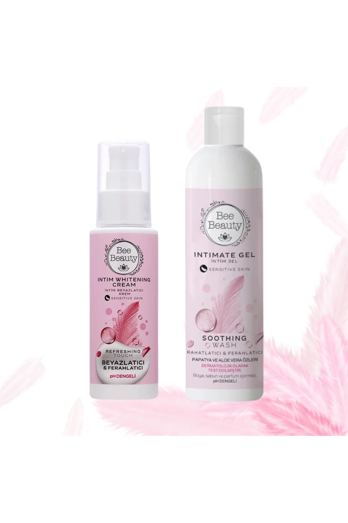 İntim Beyazlatıcı Krem - İntim Yıkama Jeli 250 ml 2li Set