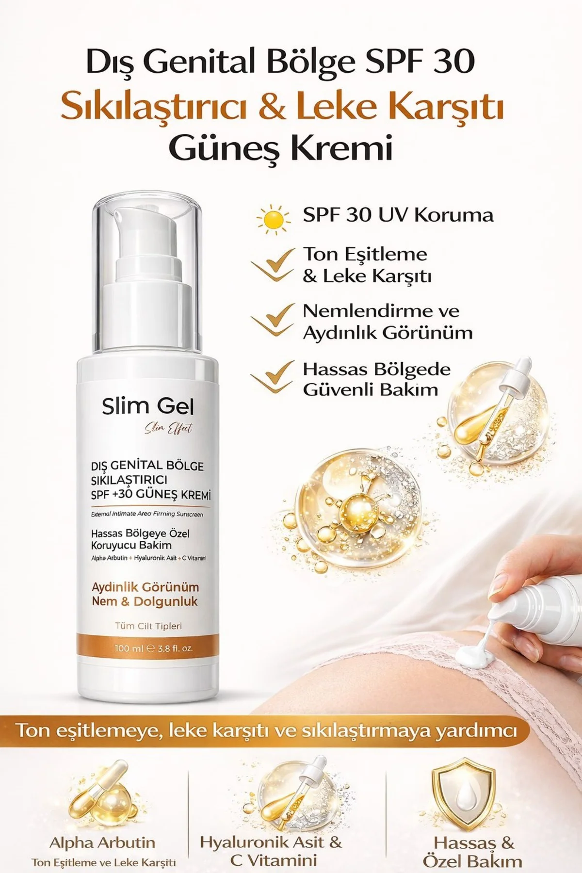Intim (Genital) Bölge Sıkılaştırıcı & Aydınlatıcı & Ton Eşitleyic