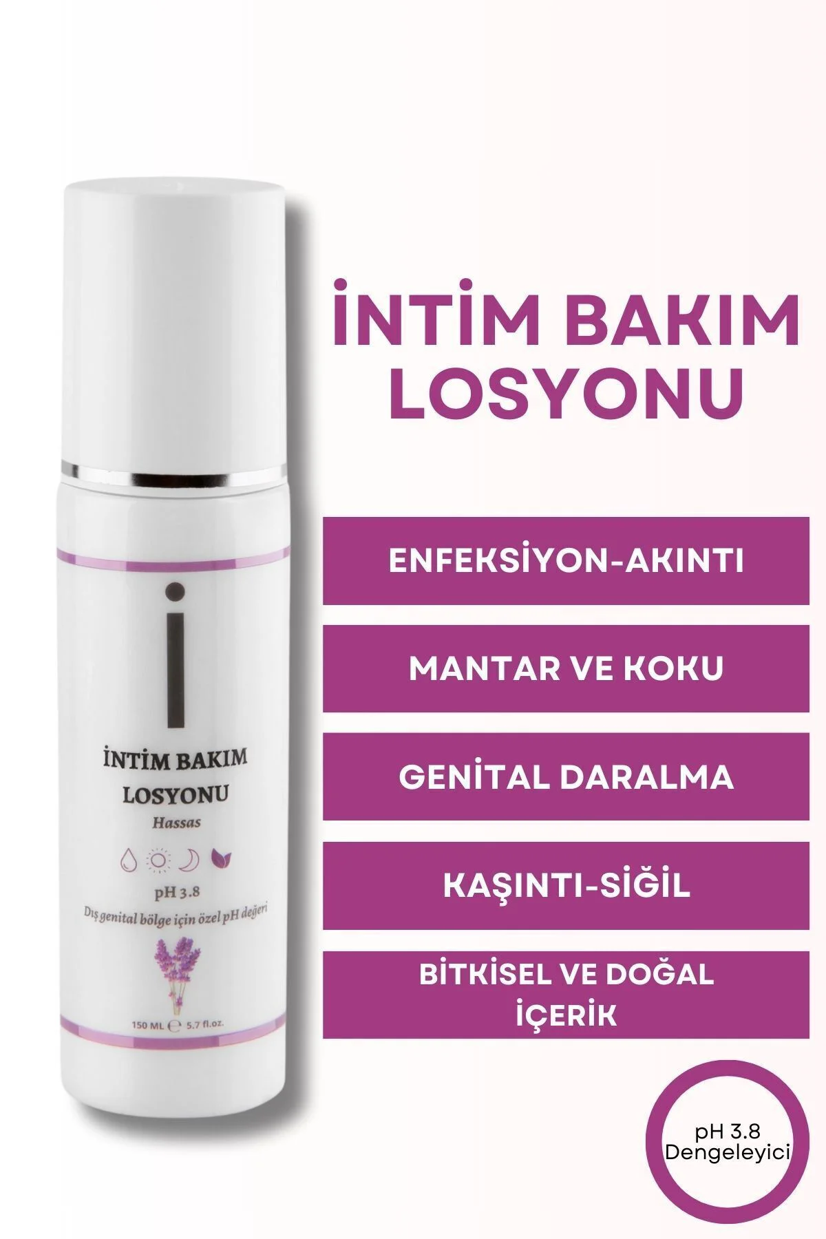 Intim Genital Bölge Akıntı , Yanma ve Koku Gidermeye Yardımcı Los