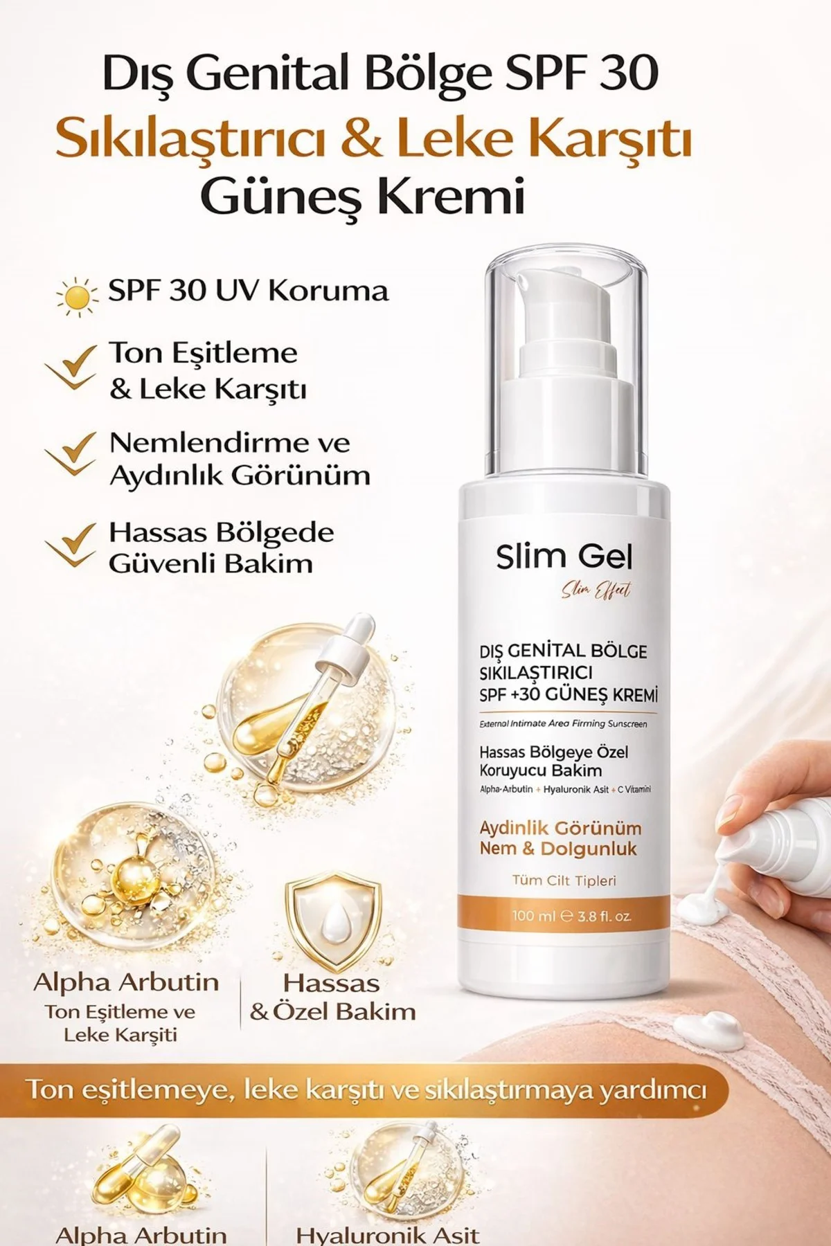 Intim (Genital) Bölge Sıkılaştırıcı & Aydınlatıcı & Ton Eşitleyic
