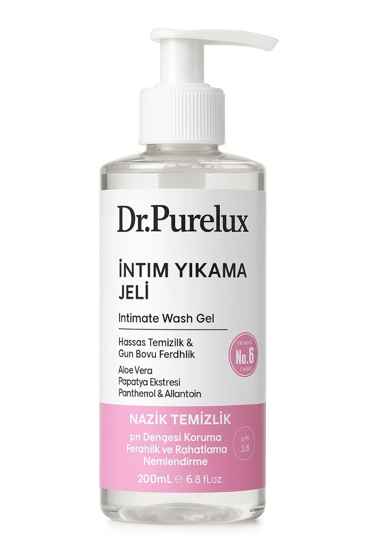 İntim Yıkama Jeli – Hassas Bölge İçin Yatıştırıcı, Ph Koruma, Naz