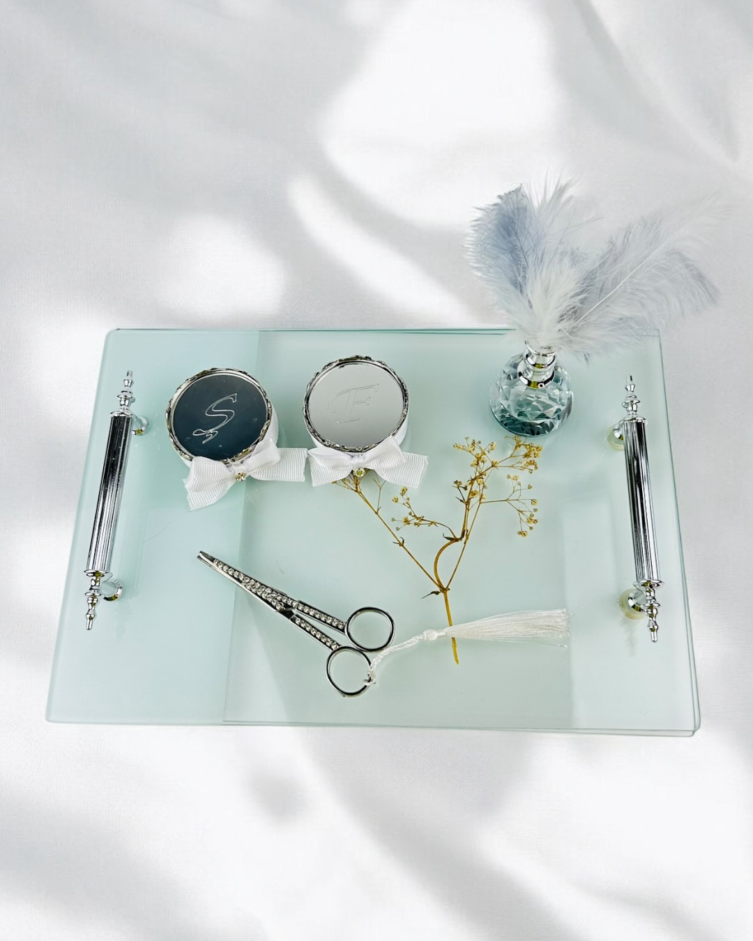 Intimacy Gümüş Söz Tepsisi