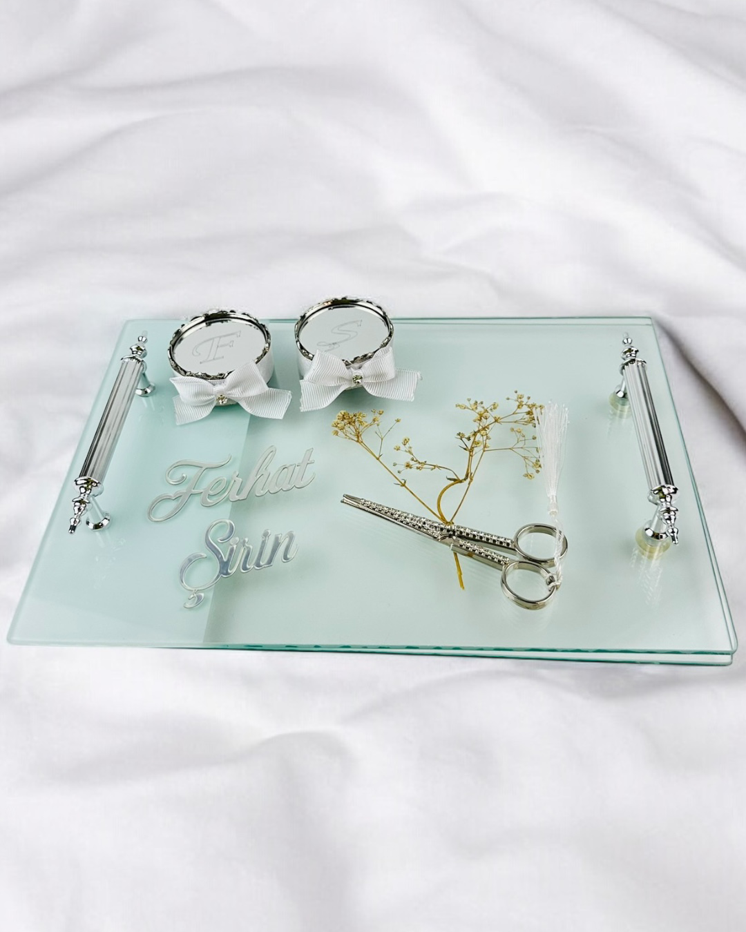 Intimacy Gümüş Söz Tepsisi